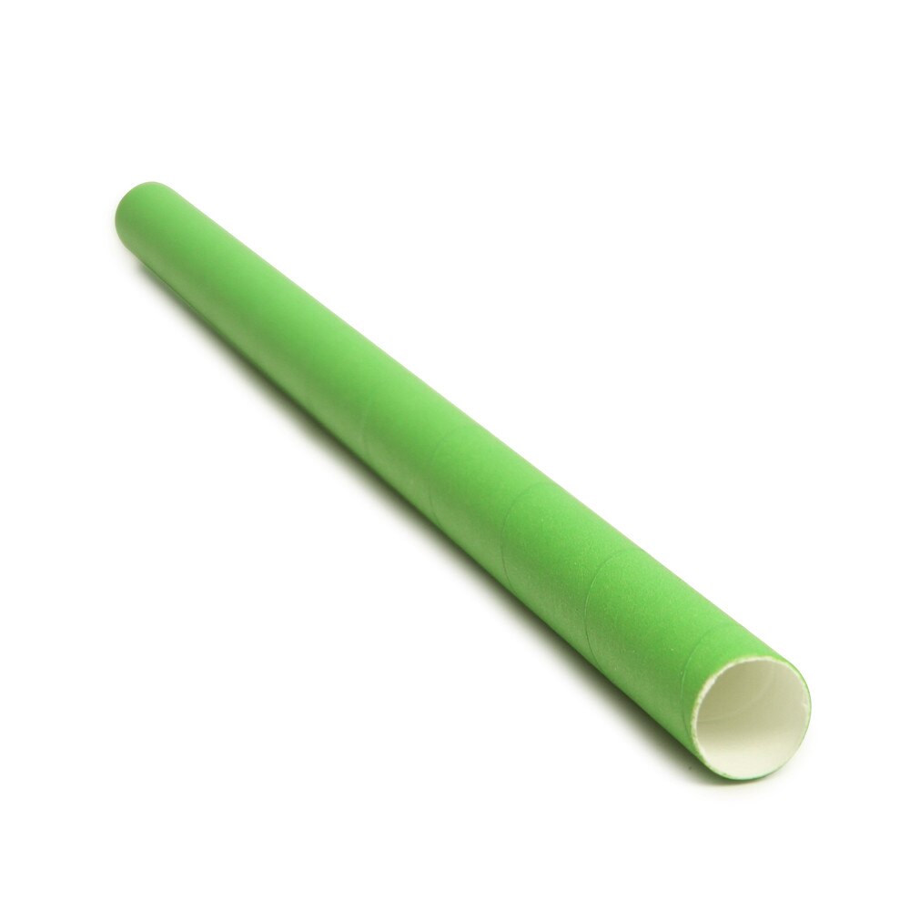 Green Compostable Straws 210 x 10mm - 250 pcs
